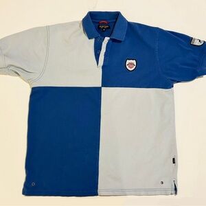 Buenos Aires Polo Team Blue Colorblock Collared Polo Shirt Kartel 1985